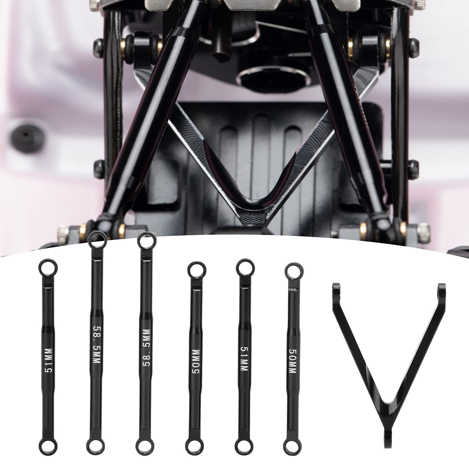 Amazon | RCサスペンションリンクセット、高精度耐摩耗性信頼性の高い